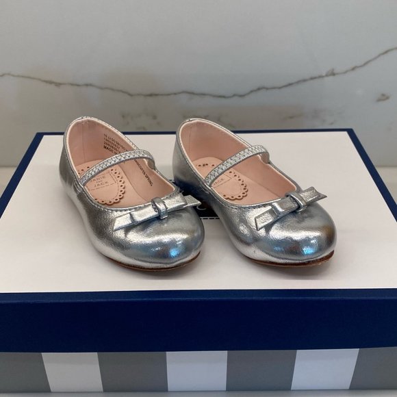 Janie and Jack Other - Girls Janie & Jack Metallic Ballet Flat, size 4